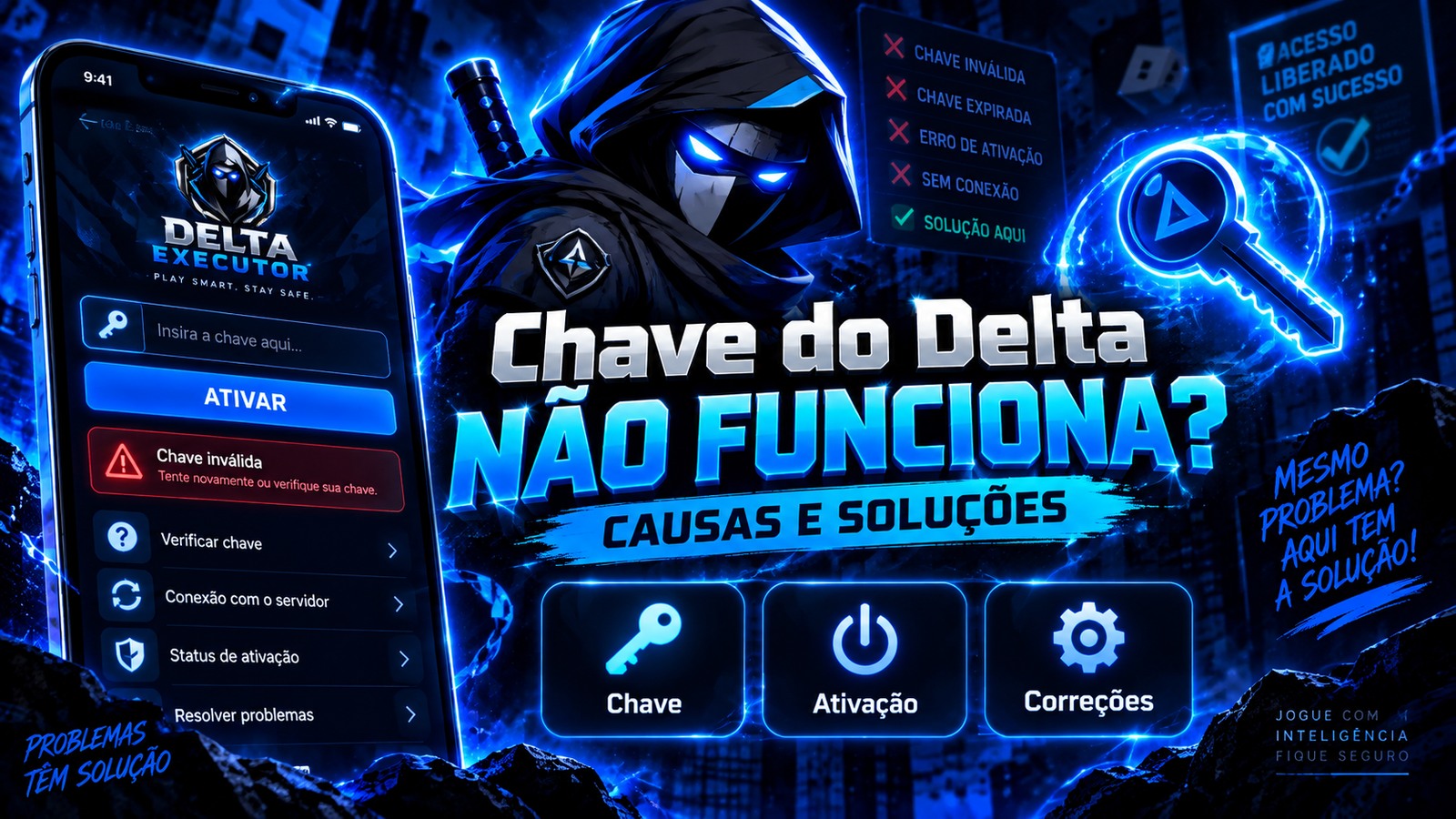 Sistema de chave do Delta Executor em português